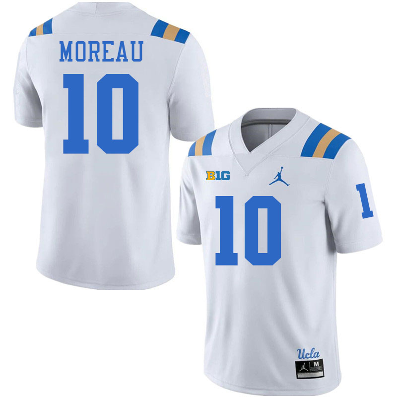 Fabian Moreau UCLA Jersey,UCLA Bruins #10 Fabian Moreau Jersey Youth College Football Uniforms-White